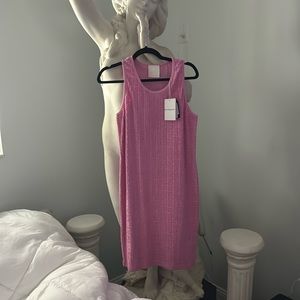 Givenchy terry cloth pink brand new beach cover up